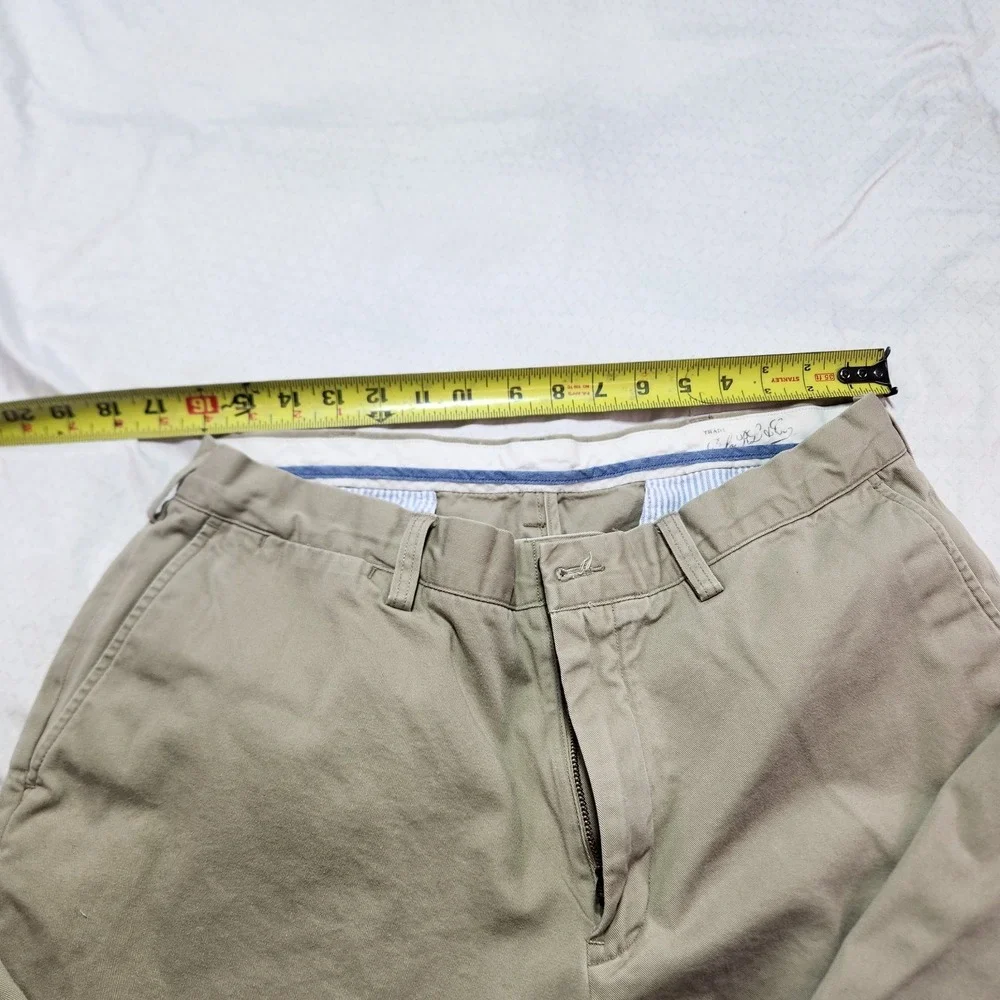 Polo Ralph Lauren Mens Khaki Chino's Pants Cotton Relaxed Fit 36x30
